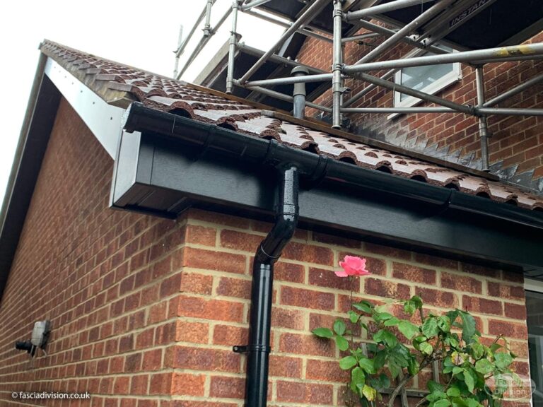 black-uPVC-fascia-soffit-guttering-system-installed-in-dorset